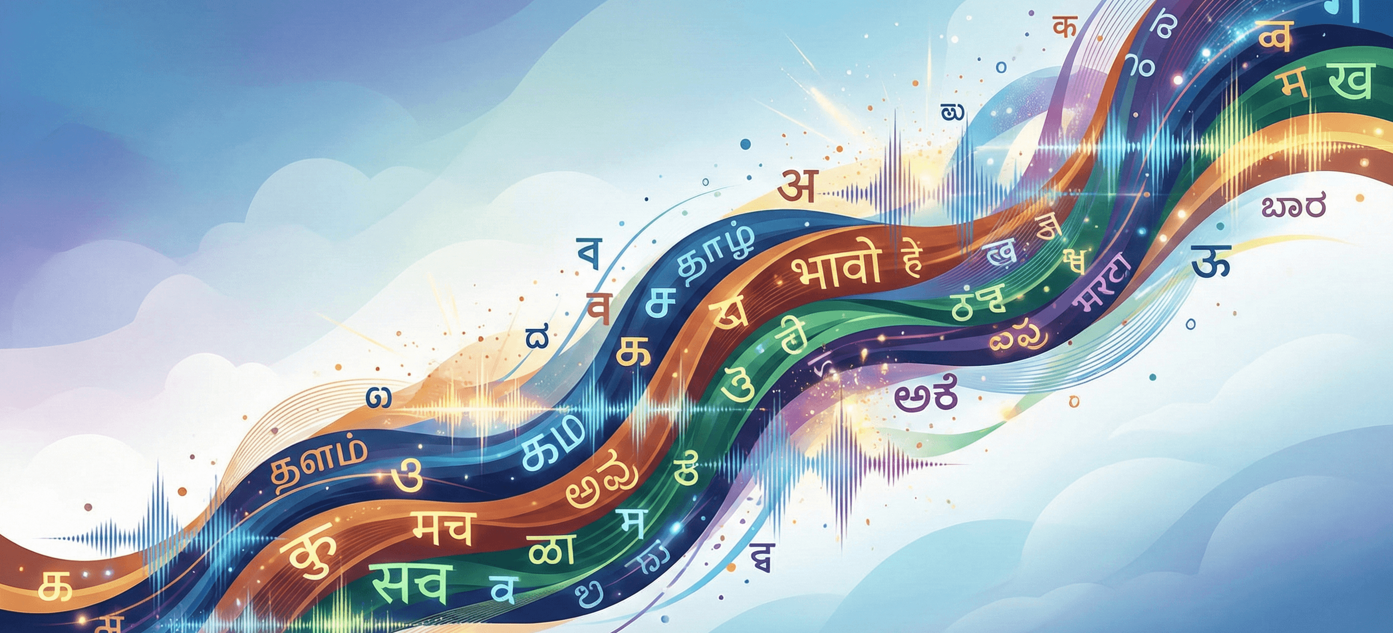 Multilingual speech synthesis visualization